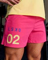 Game Plan Ultra Pink Pace 5" Lined Running Short