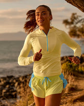 GG AeroFLX+ Long Sleeve Half Zip - Lemon-Baltic Sea | GG