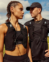 Pace Running Vest - Black/Reflective