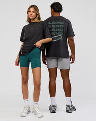 Black Washed-Carbon Green