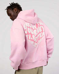 Love The Journey Unisex Oversized Hoodie - Marshmallow White