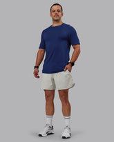 AeroFLX+ Seamless Tee - Midnight Blue/Midnight Blue