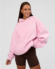Love The Journey Unisex Oversized Hoodie - Marshmallow White