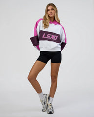 White-Ultra Fuchsia