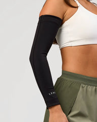 Pace Run Sleeves - Black | Running Arm Sleeves