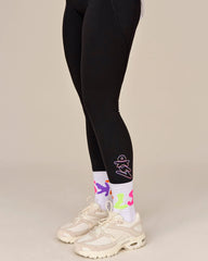 Fusion Graphic Ultra High-Rise Full Length Legging with Pockets - Black Radiate