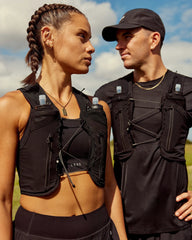 Pace Running Vest - Black/Reflective