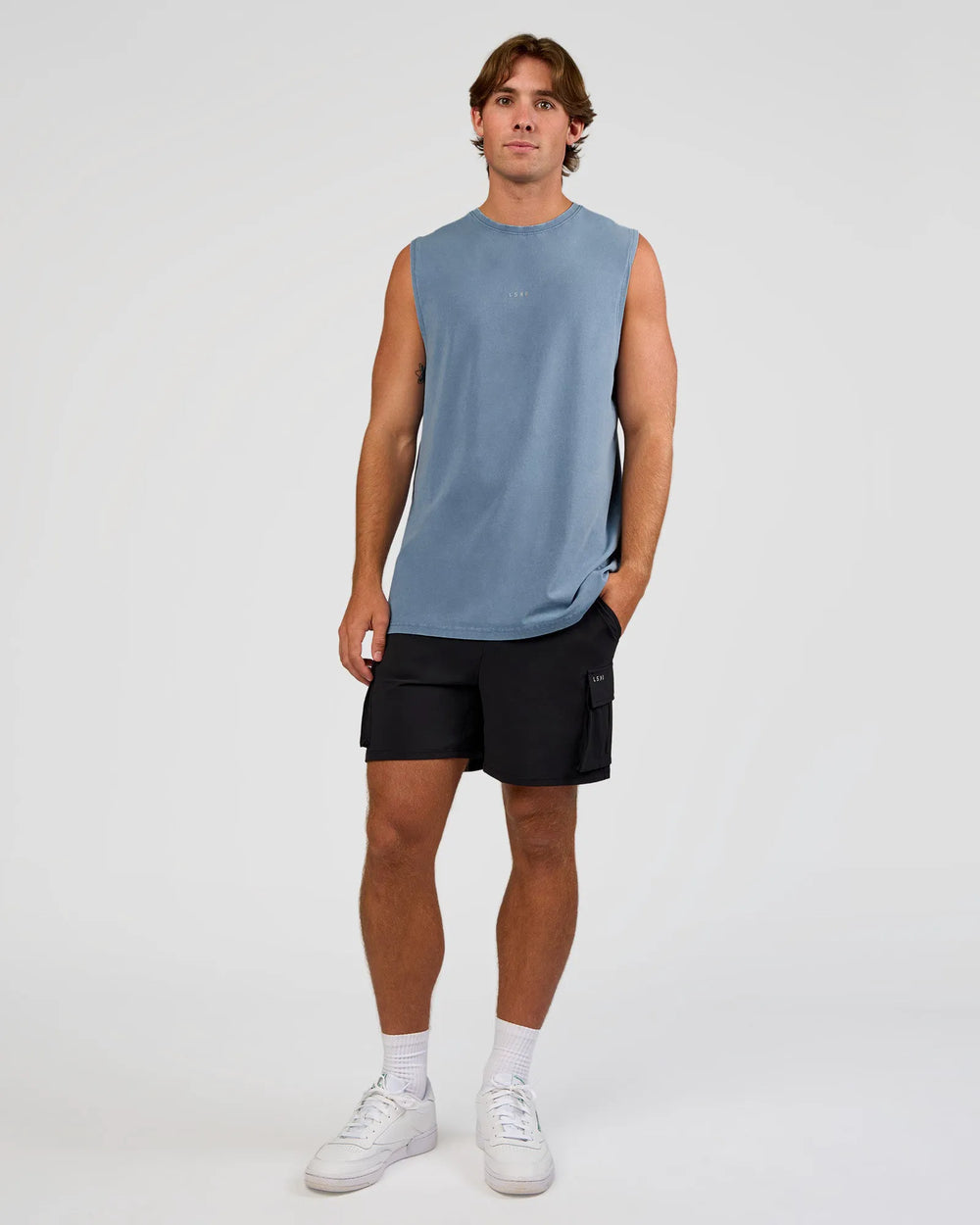 Elemental Blue Washed
