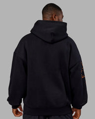 Black-Vibrant Orange