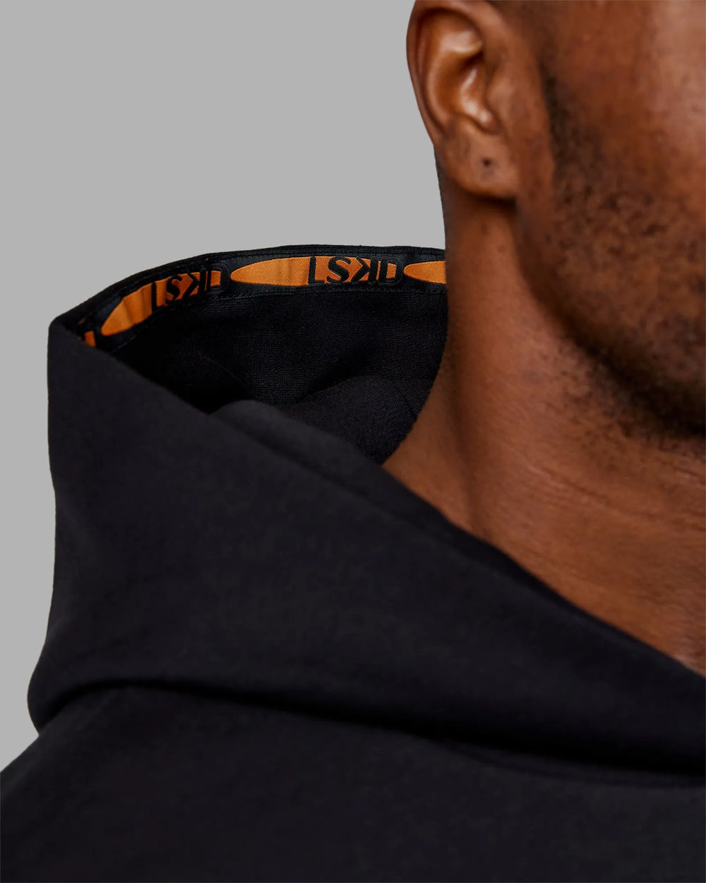 Black-Vibrant Orange