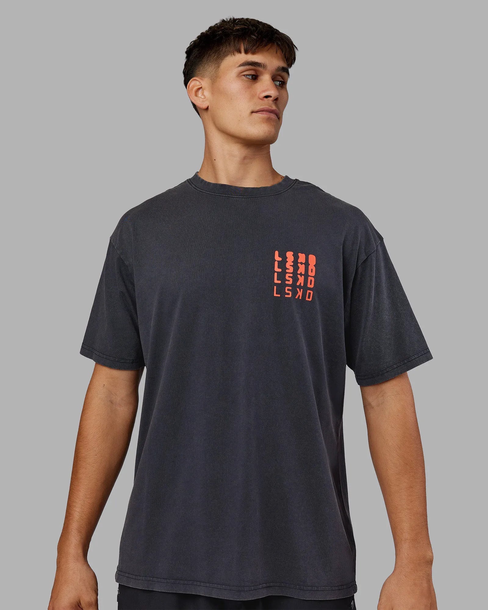 Black Washed-Ultra Orange