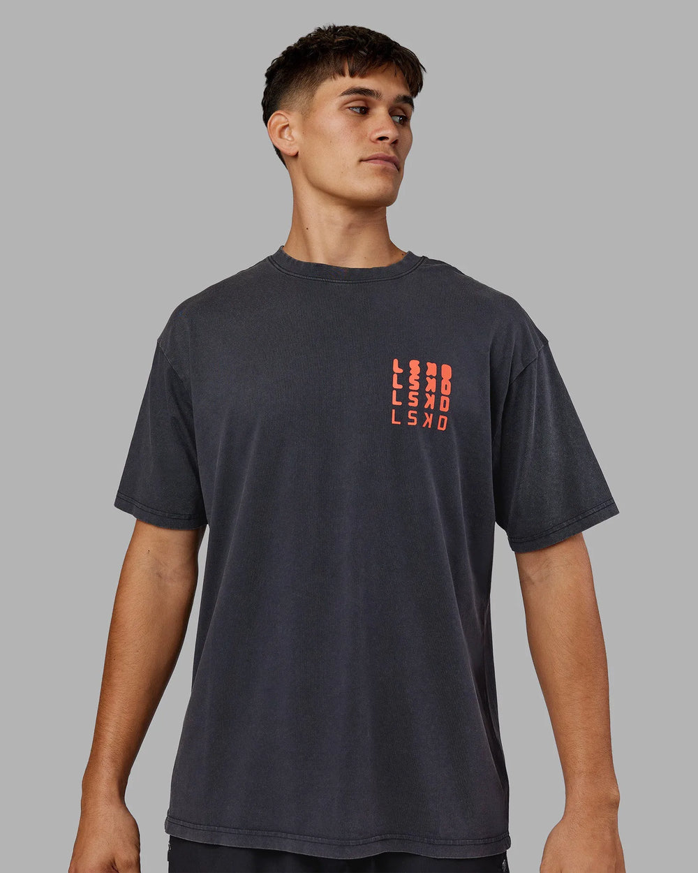 Black Washed-Ultra Orange