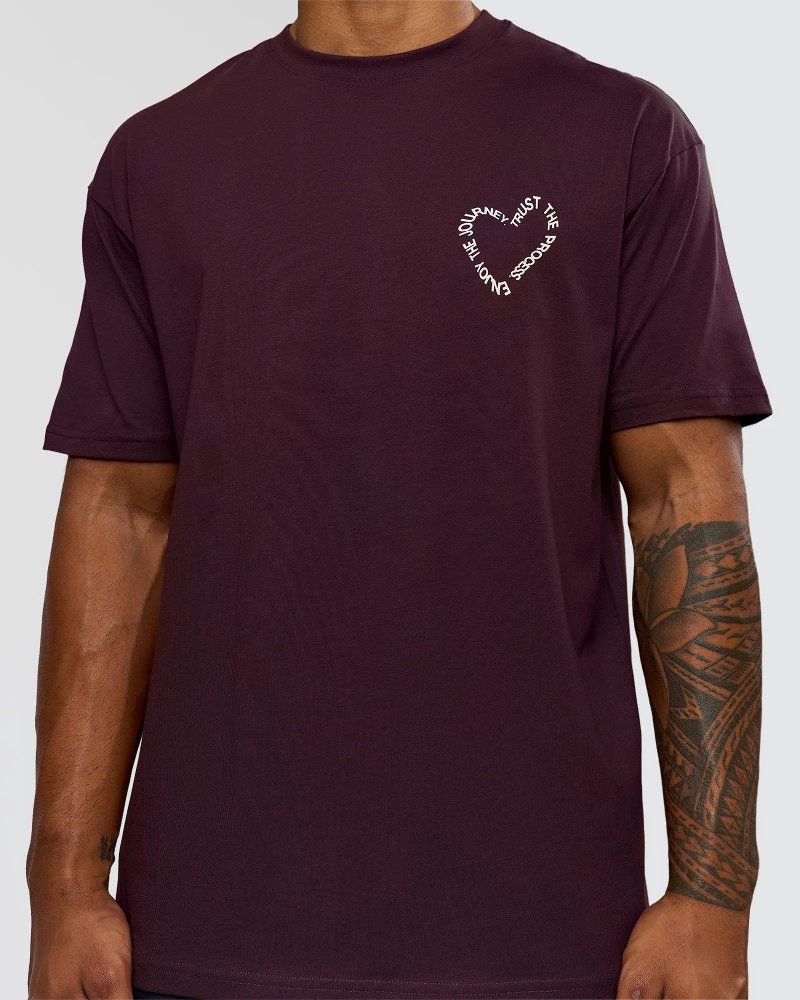 Midnight Plum-White