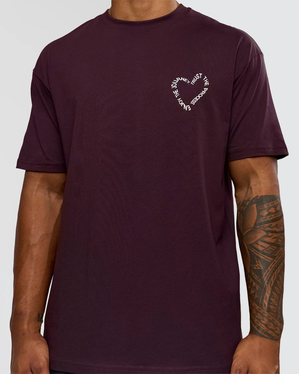 Midnight Plum-White