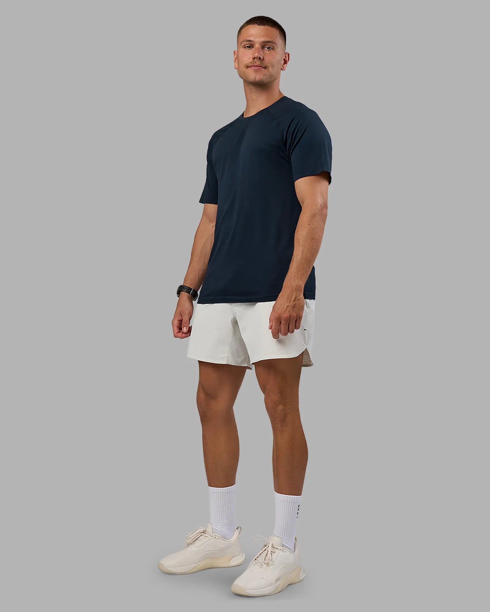 AeroFLX+ Seamless Tee - Navy/Navy