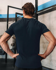 AeroFLX+ Seamless Tee - Navy/Navy