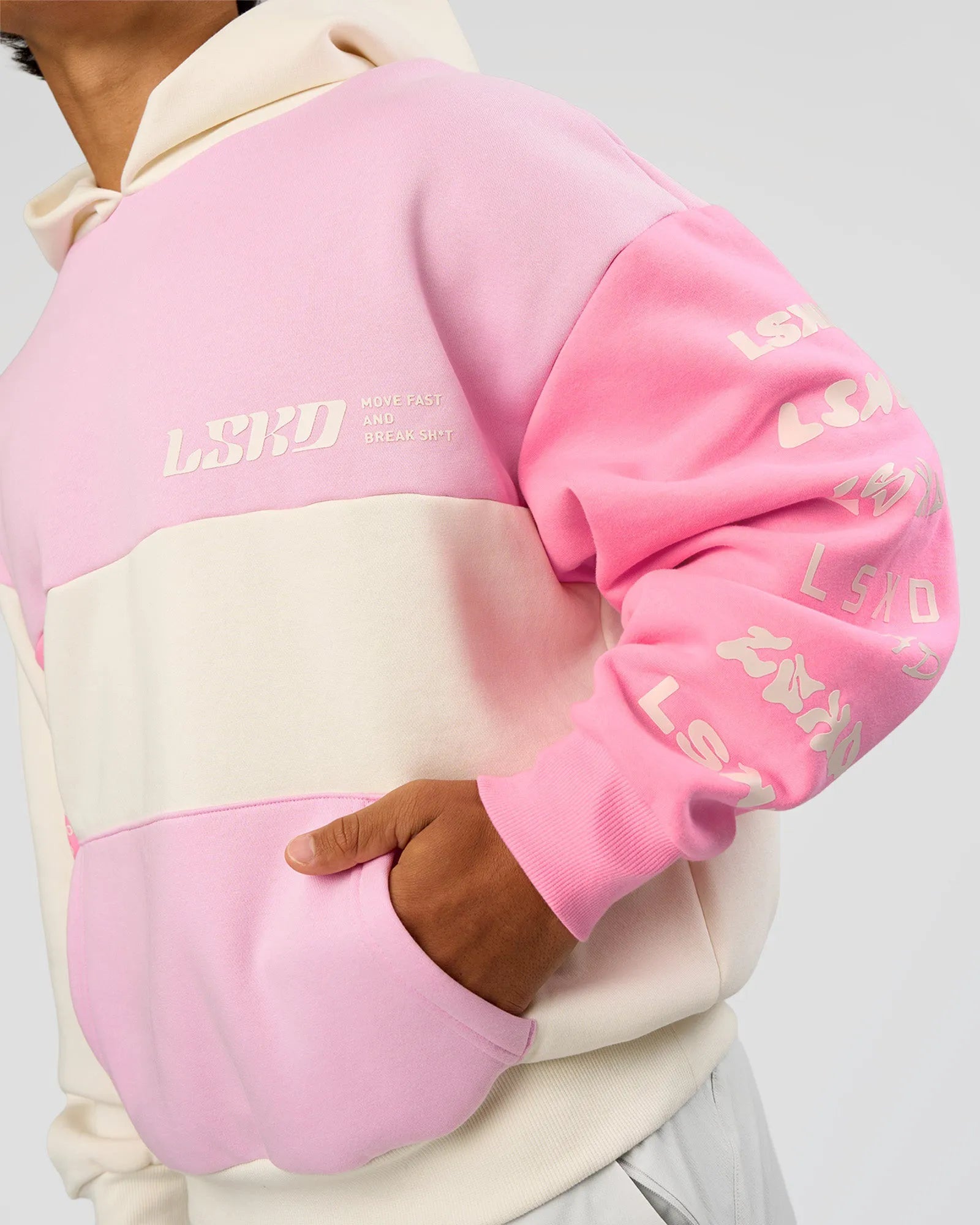 Off White-Marshmallow-Pink
