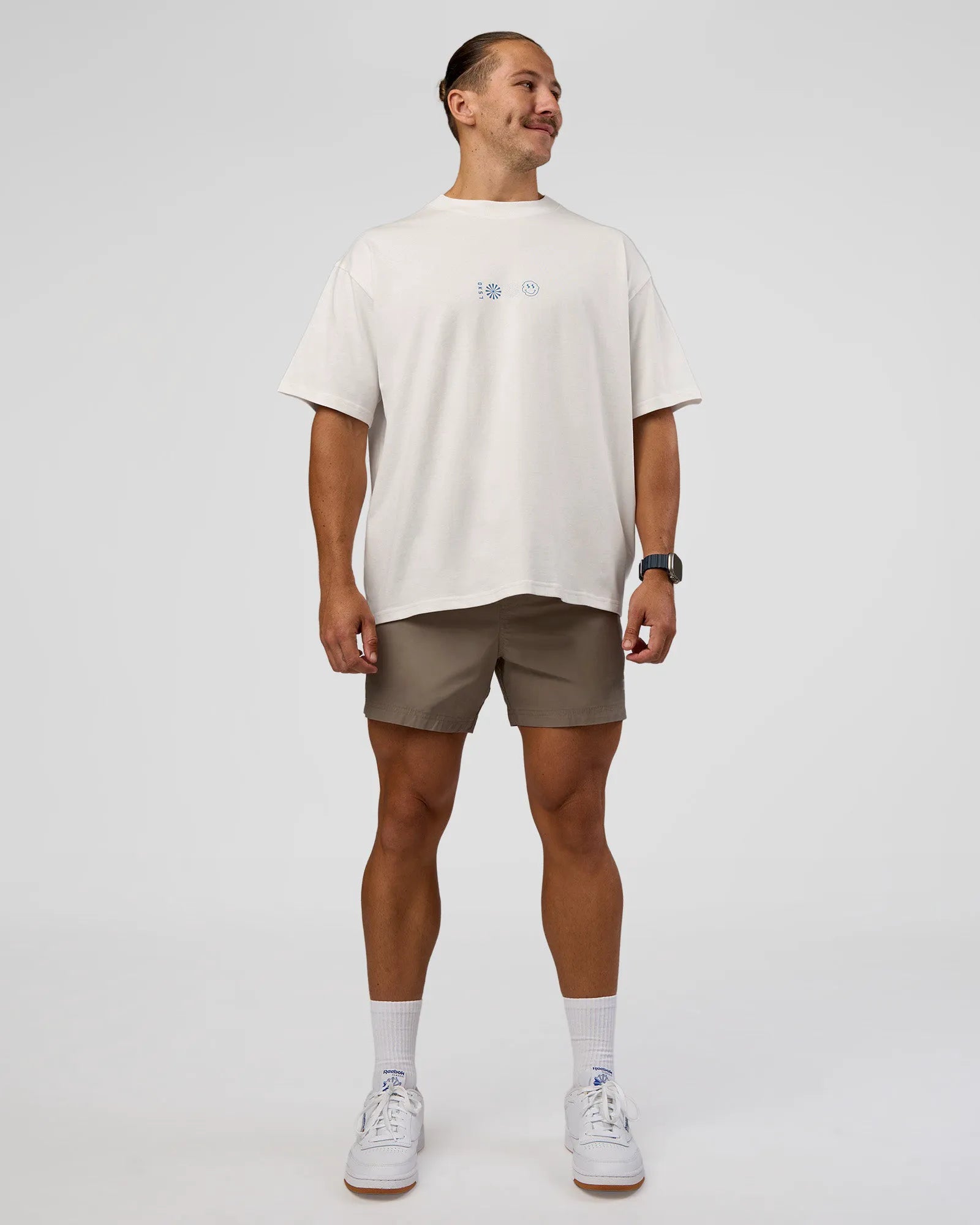 Off White-Electric Indigo