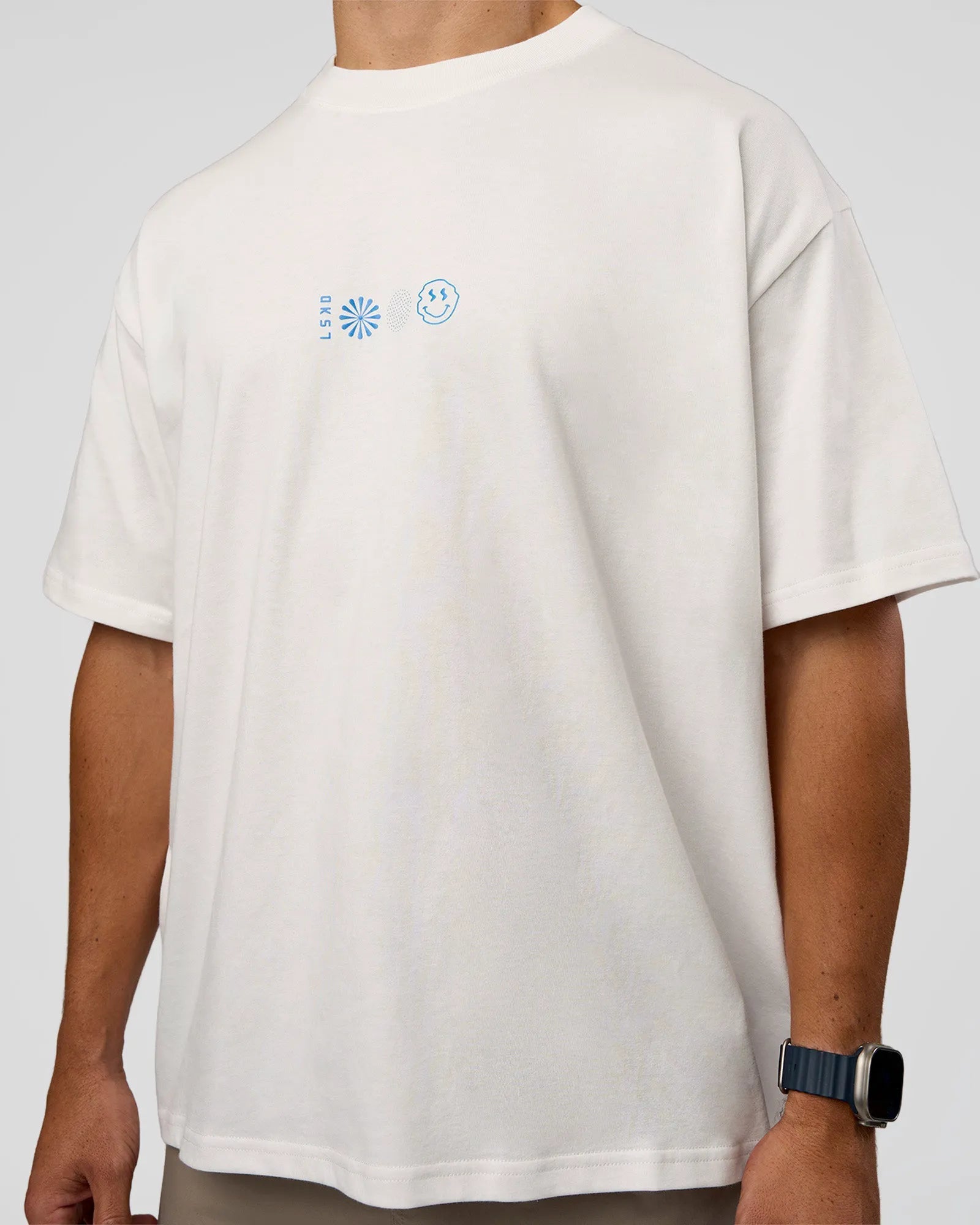 Off White-Electric Indigo