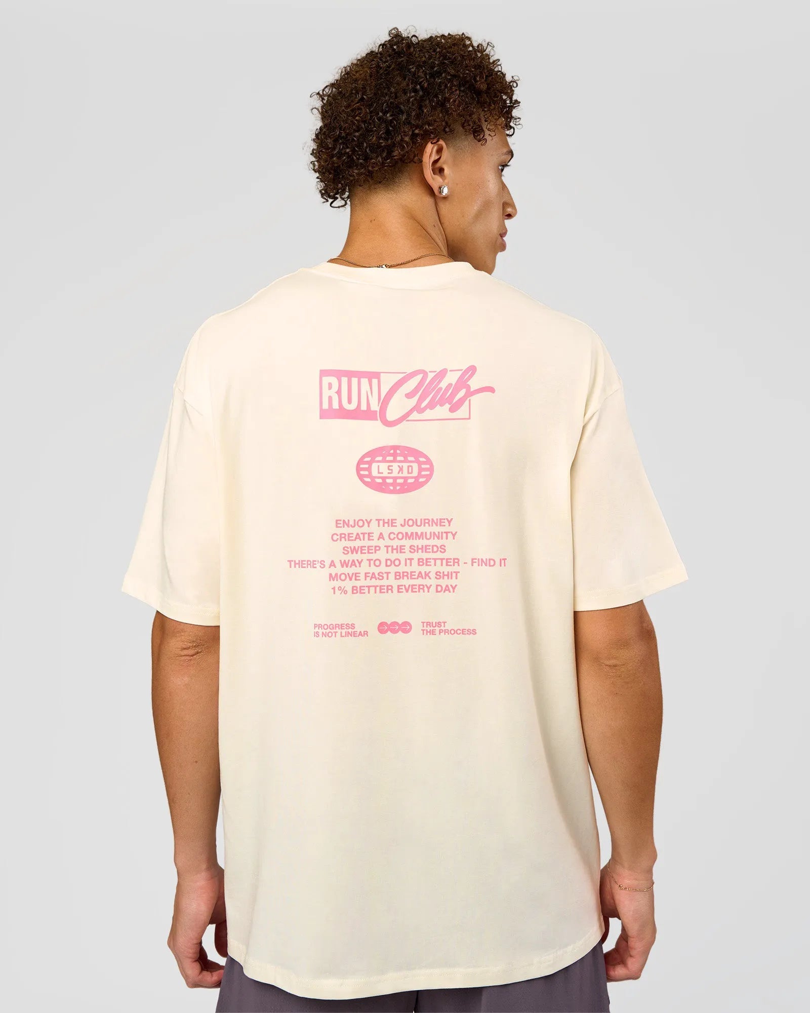Off White-Candy Pink