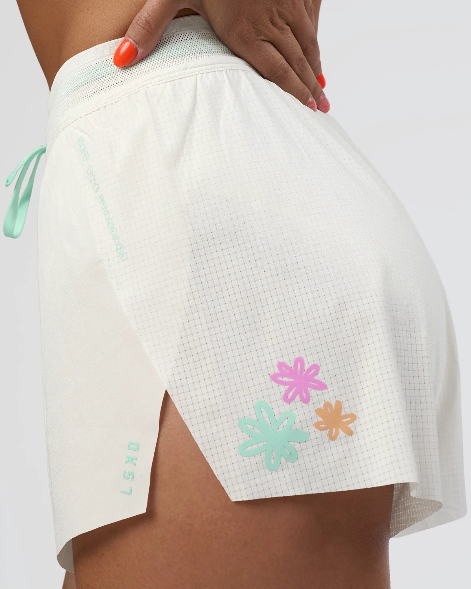 Off White-Floral Sticker