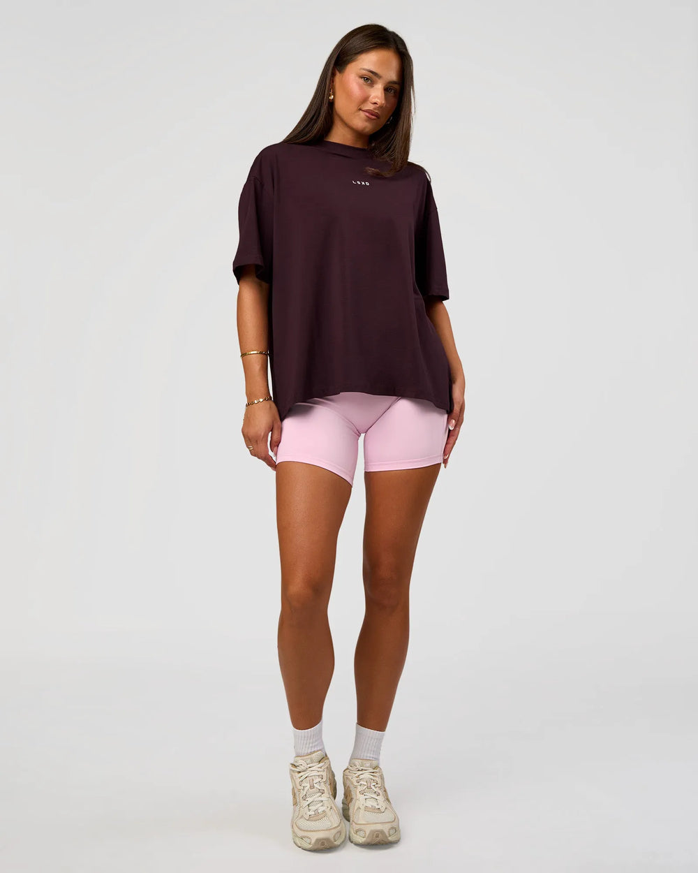 Midnight Plum-White