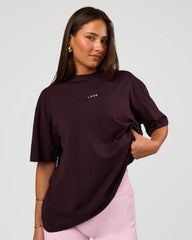 Midnight Plum-White