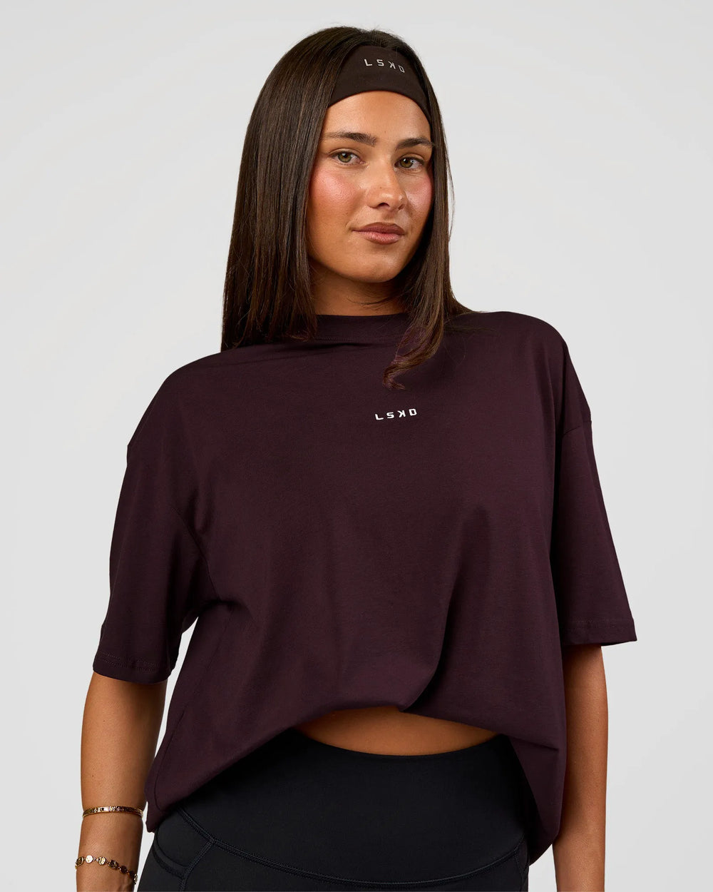 Midnight Plum-White