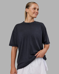 Black Washed-Circular Gray