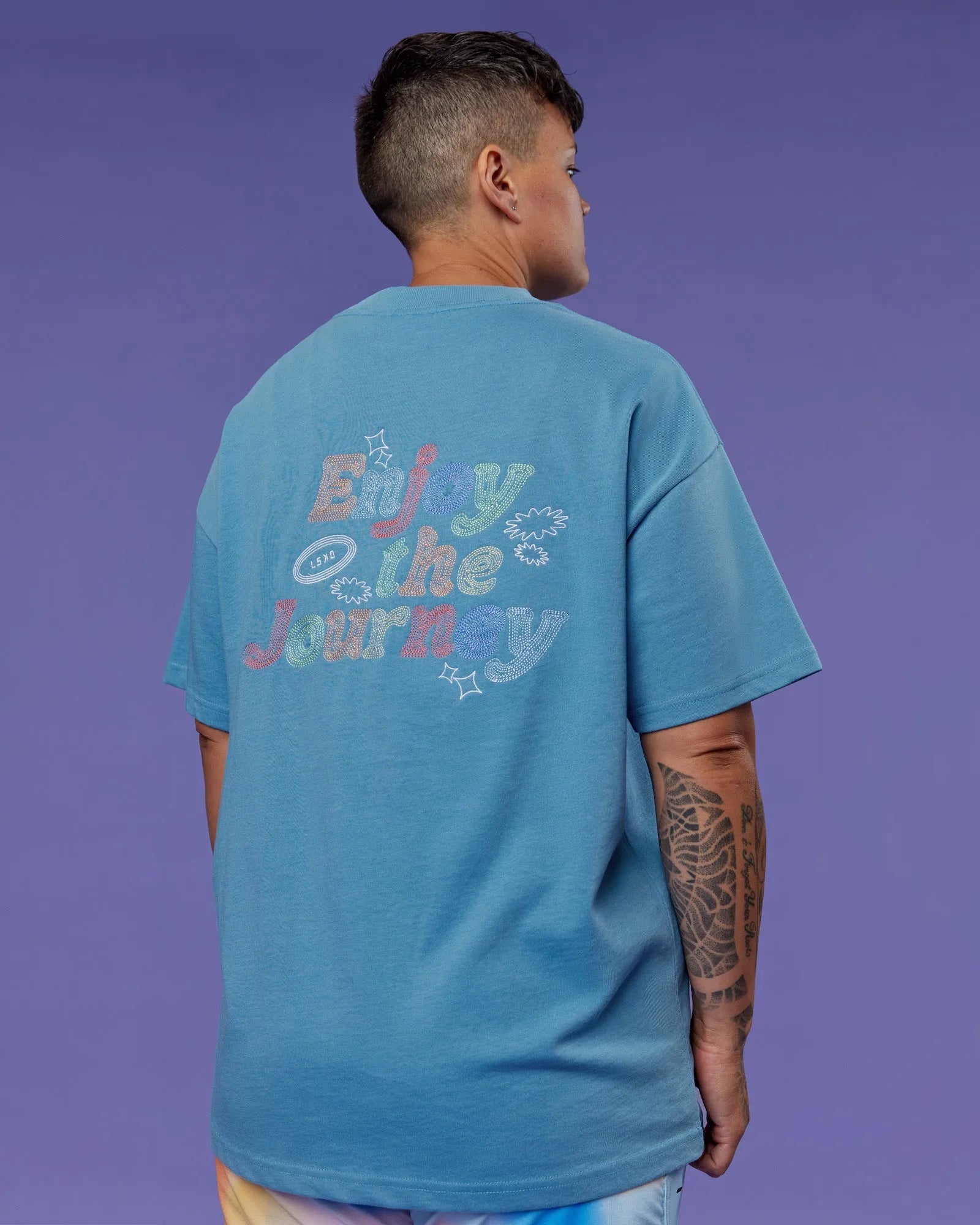 Azure Blue-Rainbow