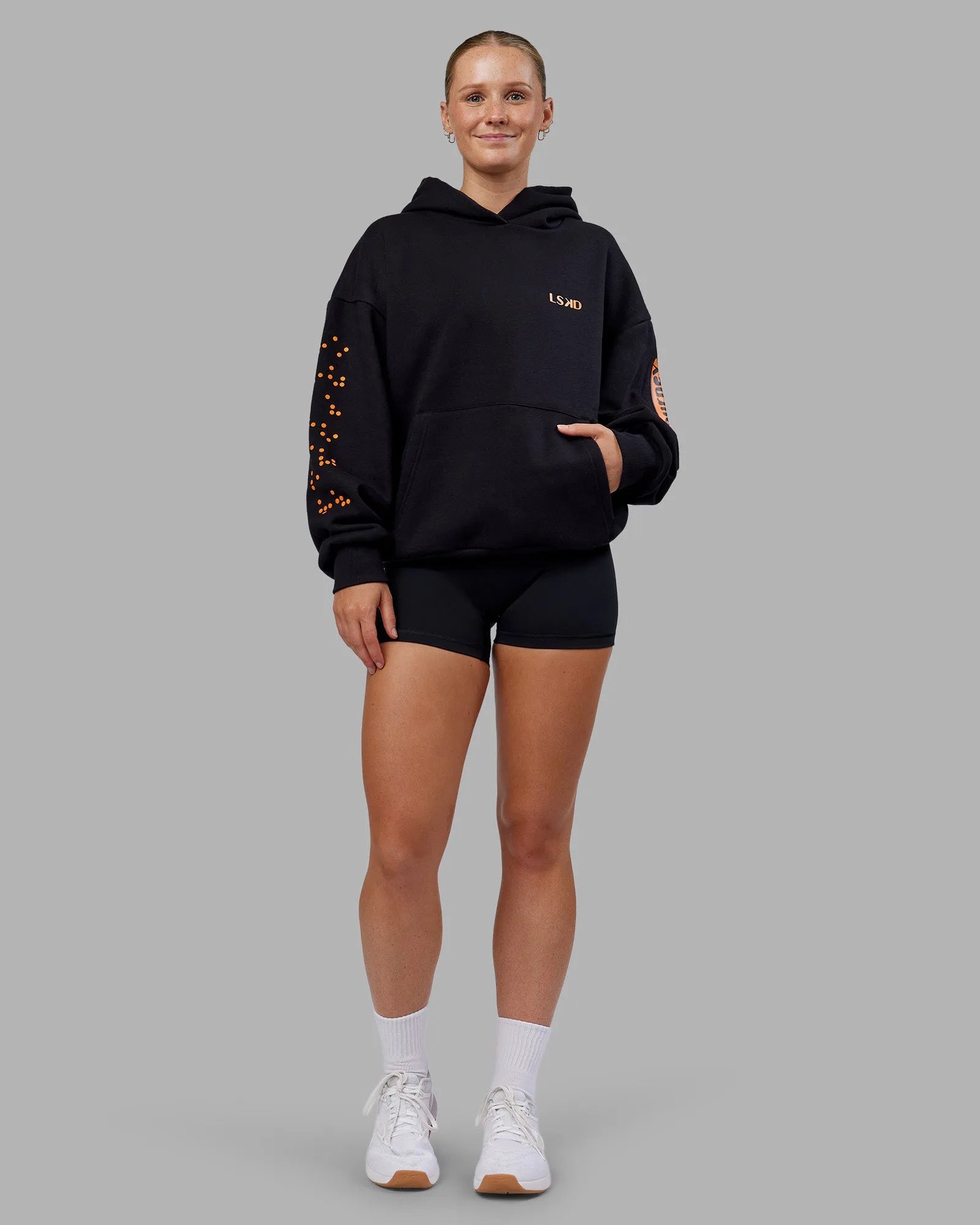 Black-Vibrant Orange
