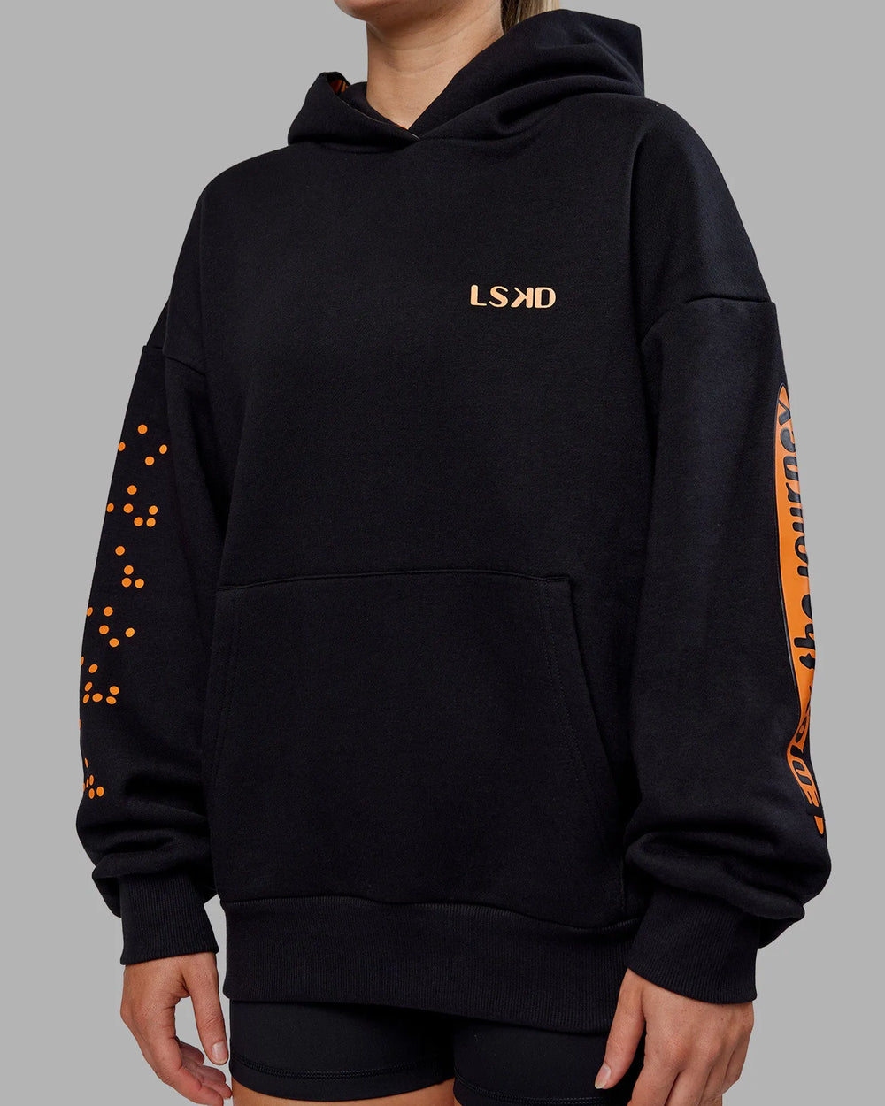 Black-Vibrant Orange