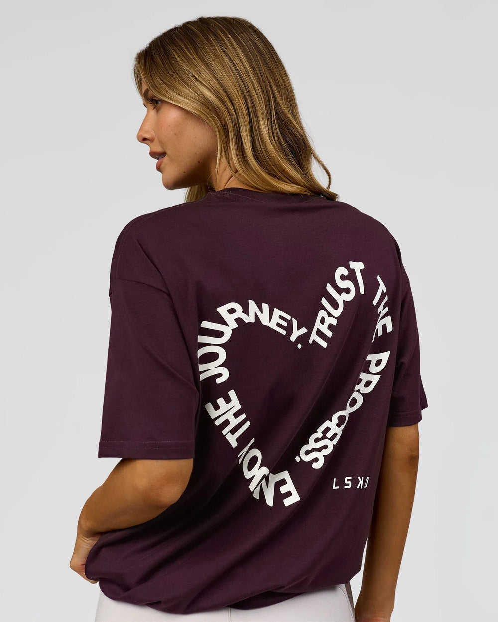 Midnight Plum-White