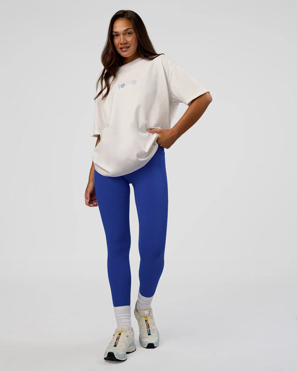 Off White-Electric Indigo