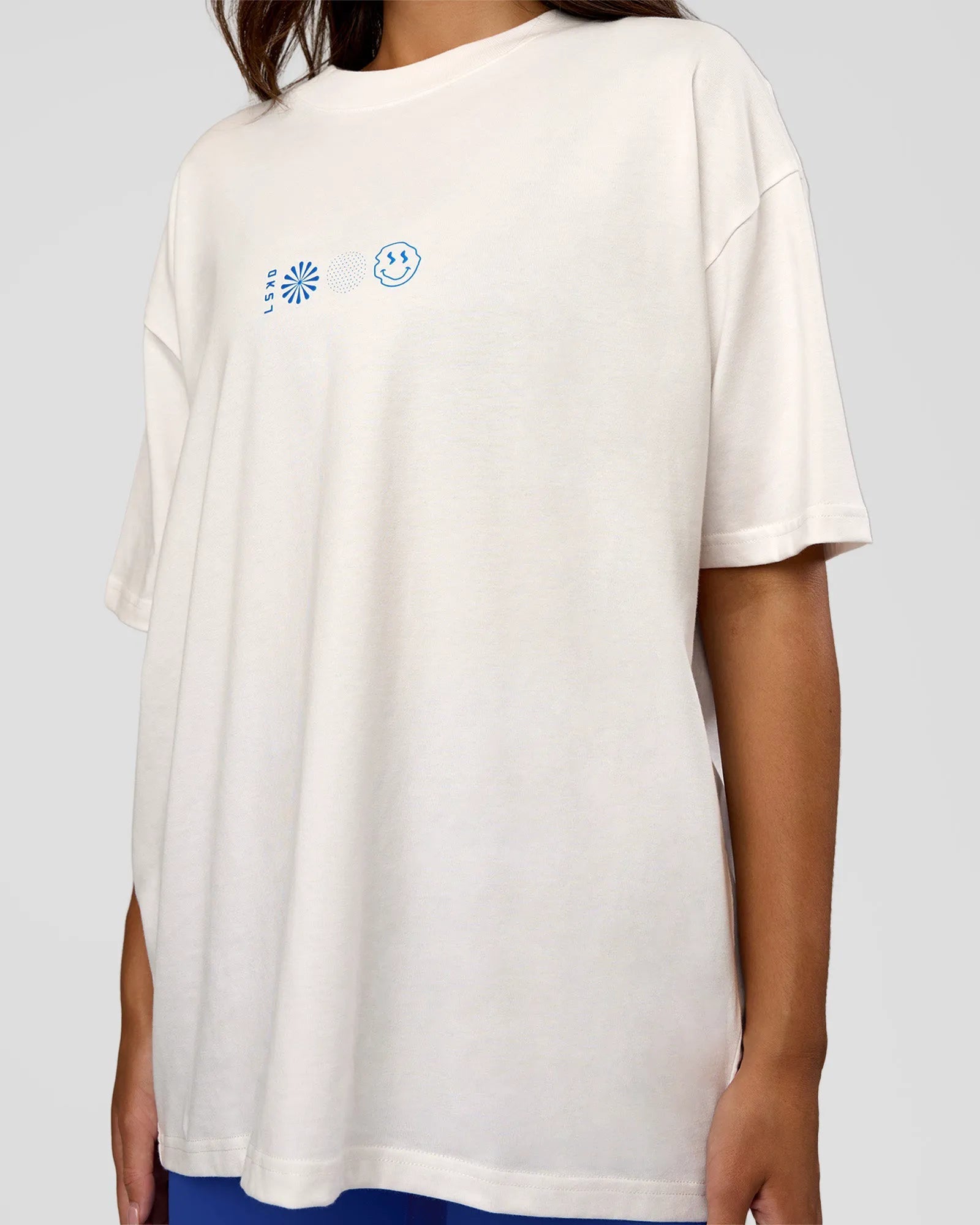 Off White-Electric Indigo