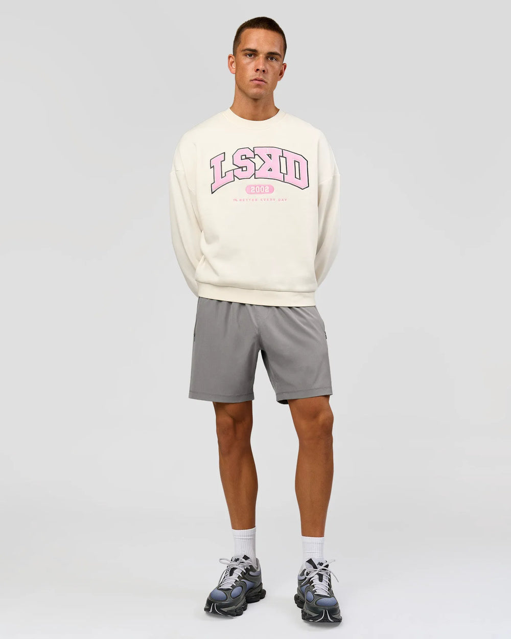 Off White-Pink Rose