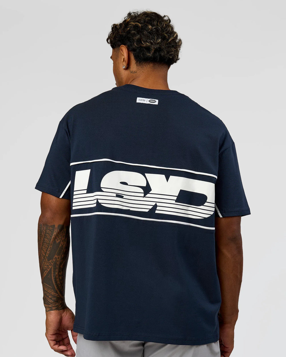 Midnight Navy-White