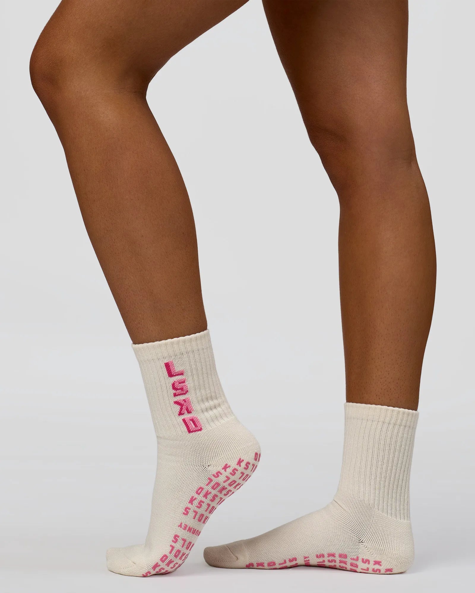 Off White-Pink Rose