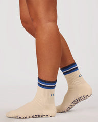 Revitalise Pilates Grip Sock 2.0 - Off White-Nightshadow
