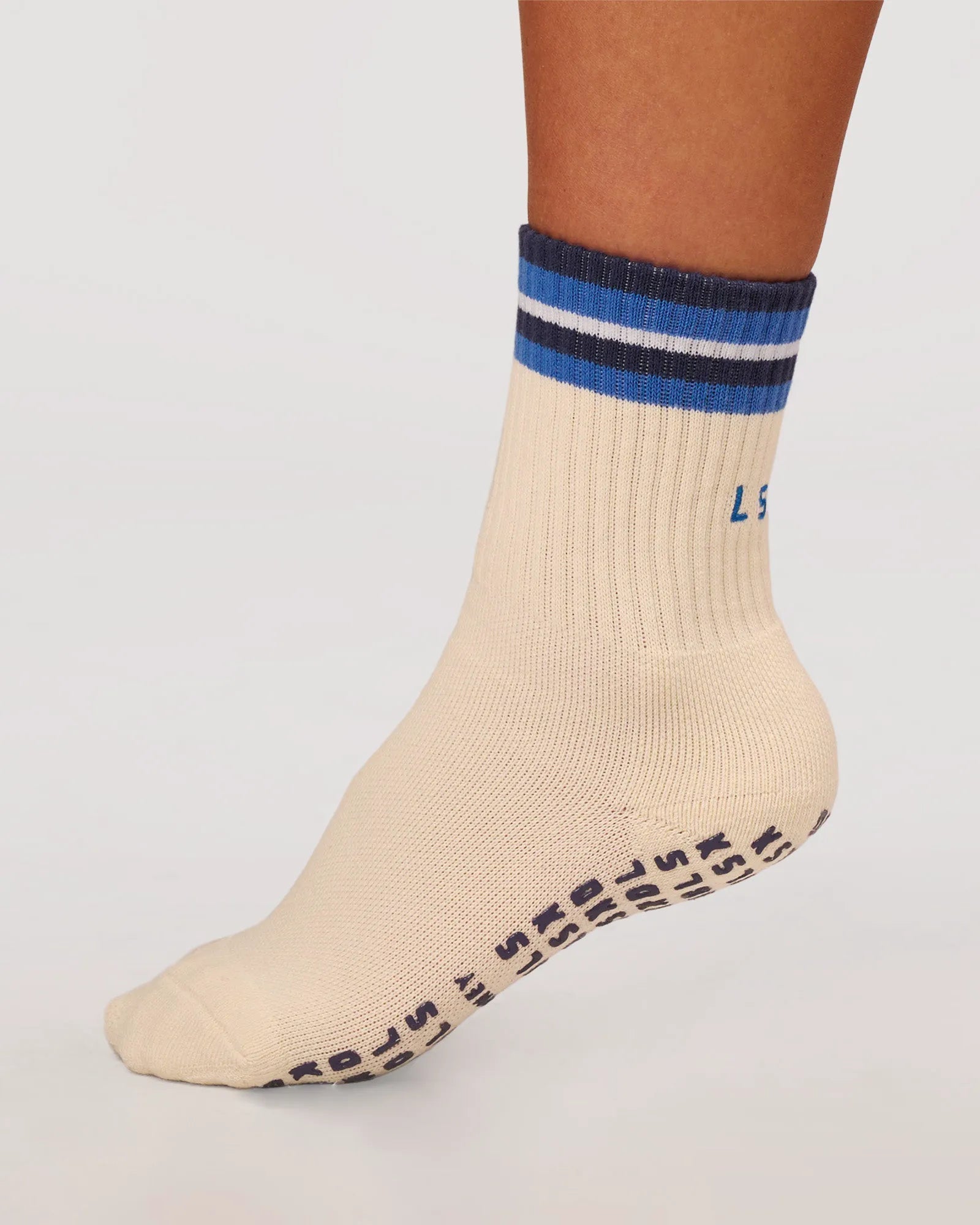 Revitalise Pilates Grip Sock 2.0 - Off White-Nightshadow