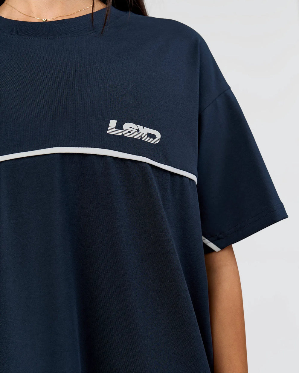 Midnight Navy-White