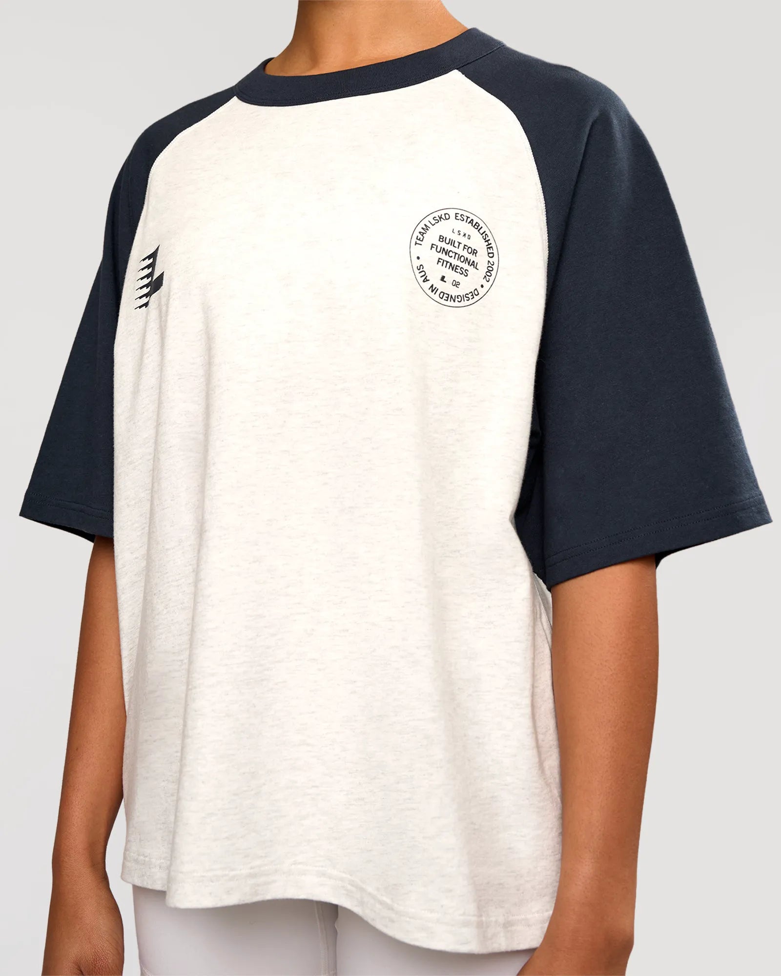 Silver Marl-Midnight Navy