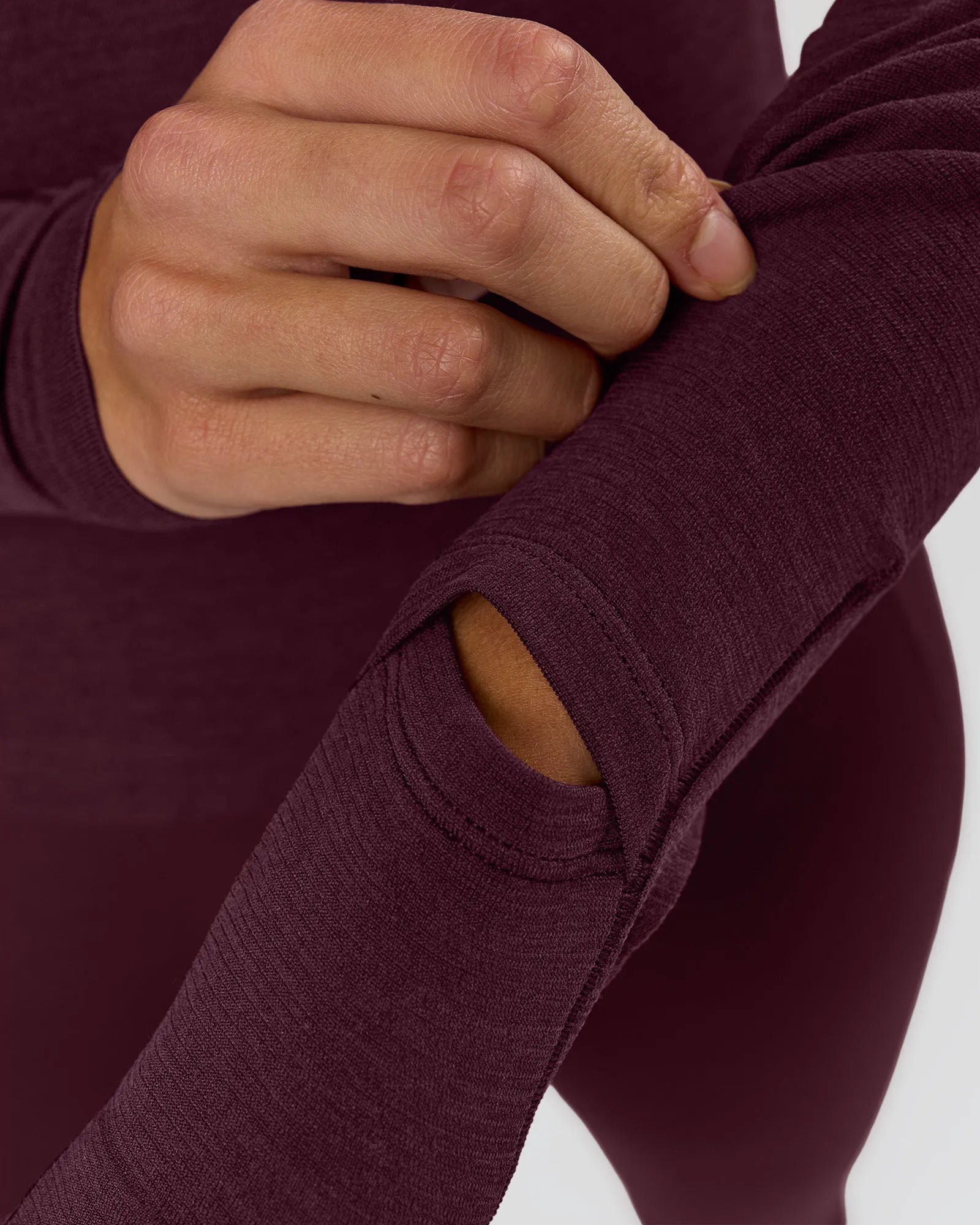 AeroFLX+ Long Sleeve Half Zip - Cherry Lacquer